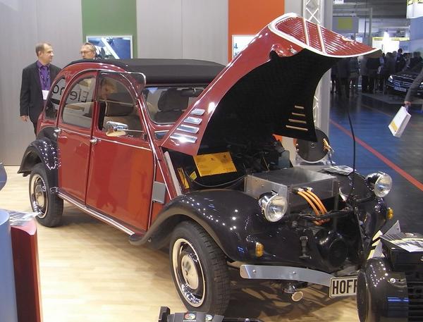 Citroen 2CV als Elektroauto