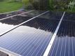 Photovoltaik-Glasdach, Module befestigt